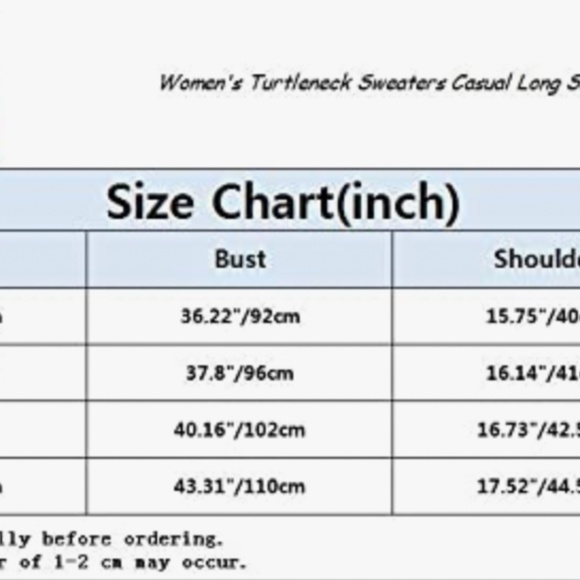 NWT Women's Trendy Blue Turtleneck Cowl Sweater Women's M - Picture 4 of 4